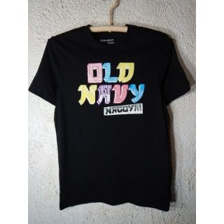 オールドネイビー(Old Navy)の8321　美品　オールド　ネイビー　半袖　tシャツ　ポップ　ロゴ　デザイン(Tシャツ(半袖/袖なし))