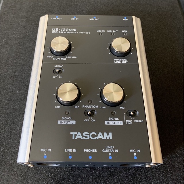 TASCAM オーディオインターフェイス　us-122mkⅡ