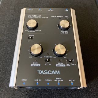 テスコム(TESCOM)の【中古美品】TASCAM オーディオインターフェース US-122MKII(オーディオインターフェイス)