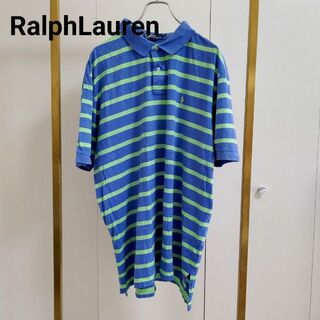 ポロラルフローレン(POLO RALPH LAUREN)のRalphLauren/ラルフローレン/XXLブルー×グリーン/ポロシャツ(ポロシャツ)