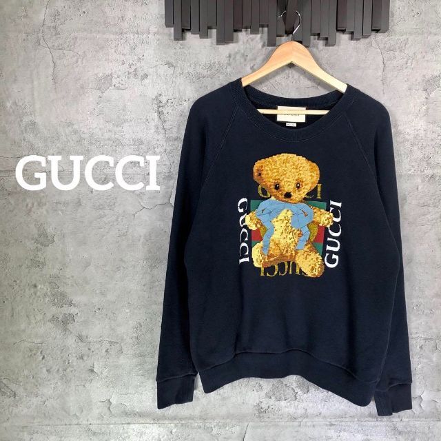 『GUCCI』グッチ (XS) ティディベアスウェット / オーバーサイズ