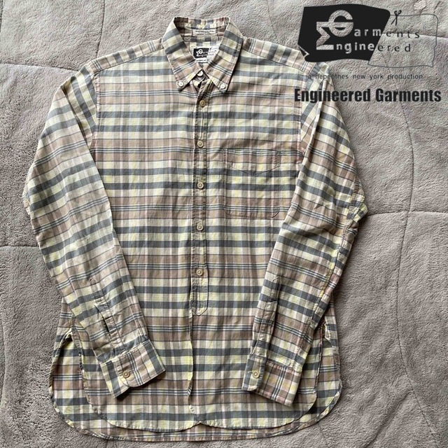 Engineered Garments(エンジニアードガーメンツ)のENGINEERED GARMENTS  Mサイズ相当　チェック薄手ネルシャツ メンズのトップス(シャツ)の商品写真