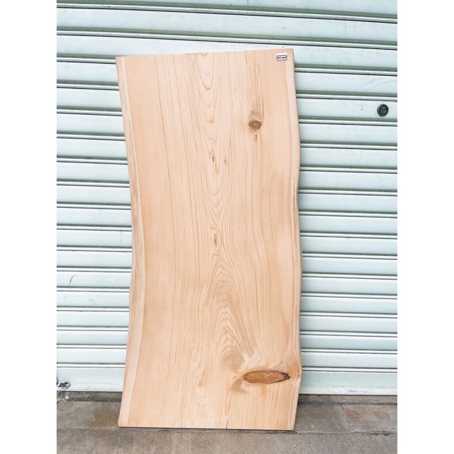 天然檜 一枚板天板/テーブル/ワークデスク/まな板/DIY材/看板材
