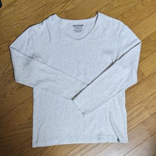 アウトドア(OUTDOOR)のOUTDOOR  メンズ長袖Ｔシャツ　サイズＭ(Tシャツ/カットソー(七分/長袖))