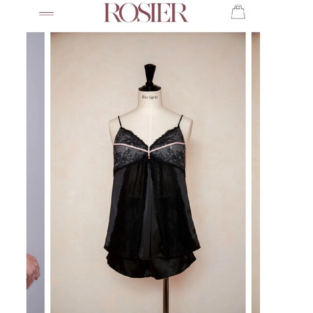 ROSIERハーリップトゥー小嶋陽菜　ROOMWEAR　Camisole Set