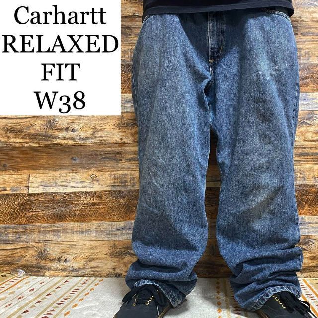 スケーターCarhartt カーハート　テーパード　デニム　太めバギー　90s