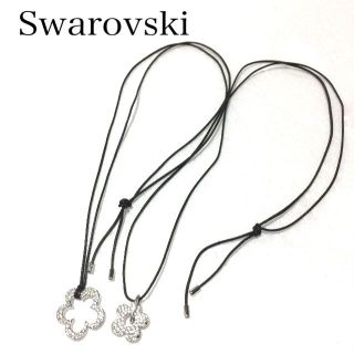 スワロフスキー(SWAROVSKI)のスワロフスキー お花モチーフ チョーカー/ネックレス 2点/swarovski(ネックレス)