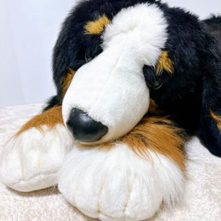バーニーズマウンテンドッグ ぬいぐるみ 希少☆超可愛い☆超特大 長毛 レア 犬
