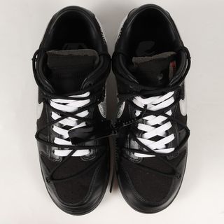 OFF-WHITE オフホワイト NIKE DUNK LOW The 50 / 1 OF 50 No.50 (DM1602-001) 21AW ナイキ ダンク ロー ブラック 黒 サイズ:US8.5 26.5cm スニーカー コラボ【メンズ】【中古】【美品】