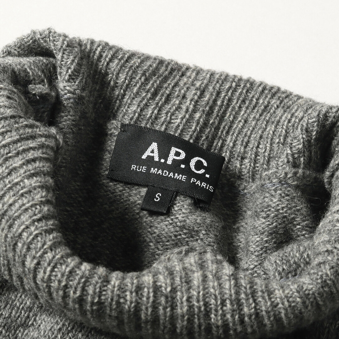 A.P.C.　アーペーセー　ニット　トップス　ブラック　ウール　S