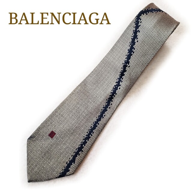 Balenciaga(バレンシアガ)のBALENCIAGA 昭和 レトロ ビンテージ 古着 シルク ネクタイ メンズのファッション小物(ネクタイ)の商品写真