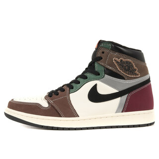 ナイキ(NIKE)のNIKE ナイキ AIR JORDAN 1 RETRO HIGH OG HAND CRAFTED (DH3097-001) 2021年 エアジョーダン1 レトロ ハイ ハンド クラフテッド ブラック アーキオブラウン サイズ：US10 28.0cm スニーカー【メンズ】(スニーカー)