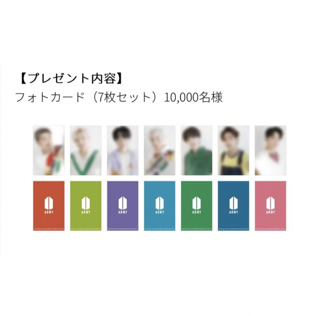 BTS FC会報誌アンケート 抽選特典 当選品トレカ7枚セット - K-POP/アジア