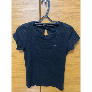 トミーガール(tommy girl)のトミーガール　黒デザインTシャツ(Tシャツ(半袖/袖なし))
