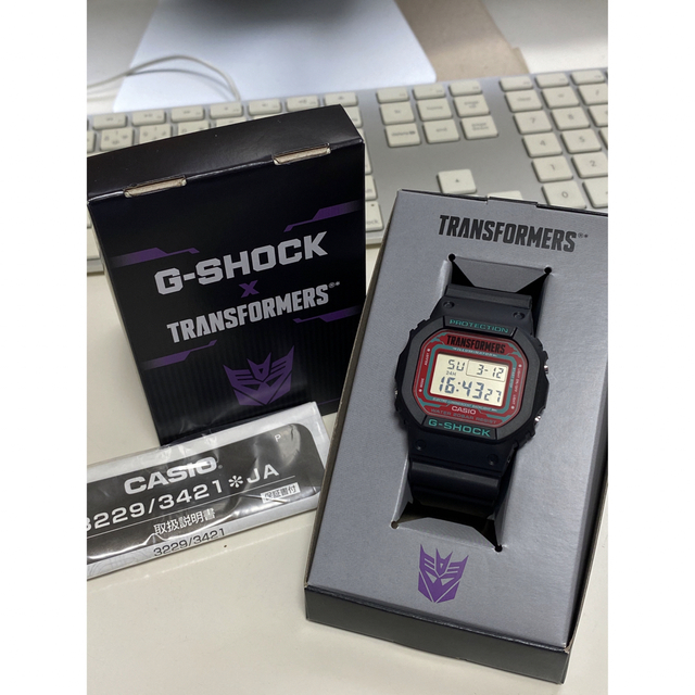 G-SHOCK/限定/コラボ/トランスフォーマー/箱付/時計/スピード/35周年