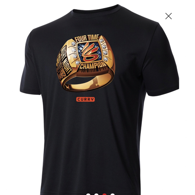 スティフィンカリー　メンズ　NBA MVP チャンピオンリング 半袖Tシャツ