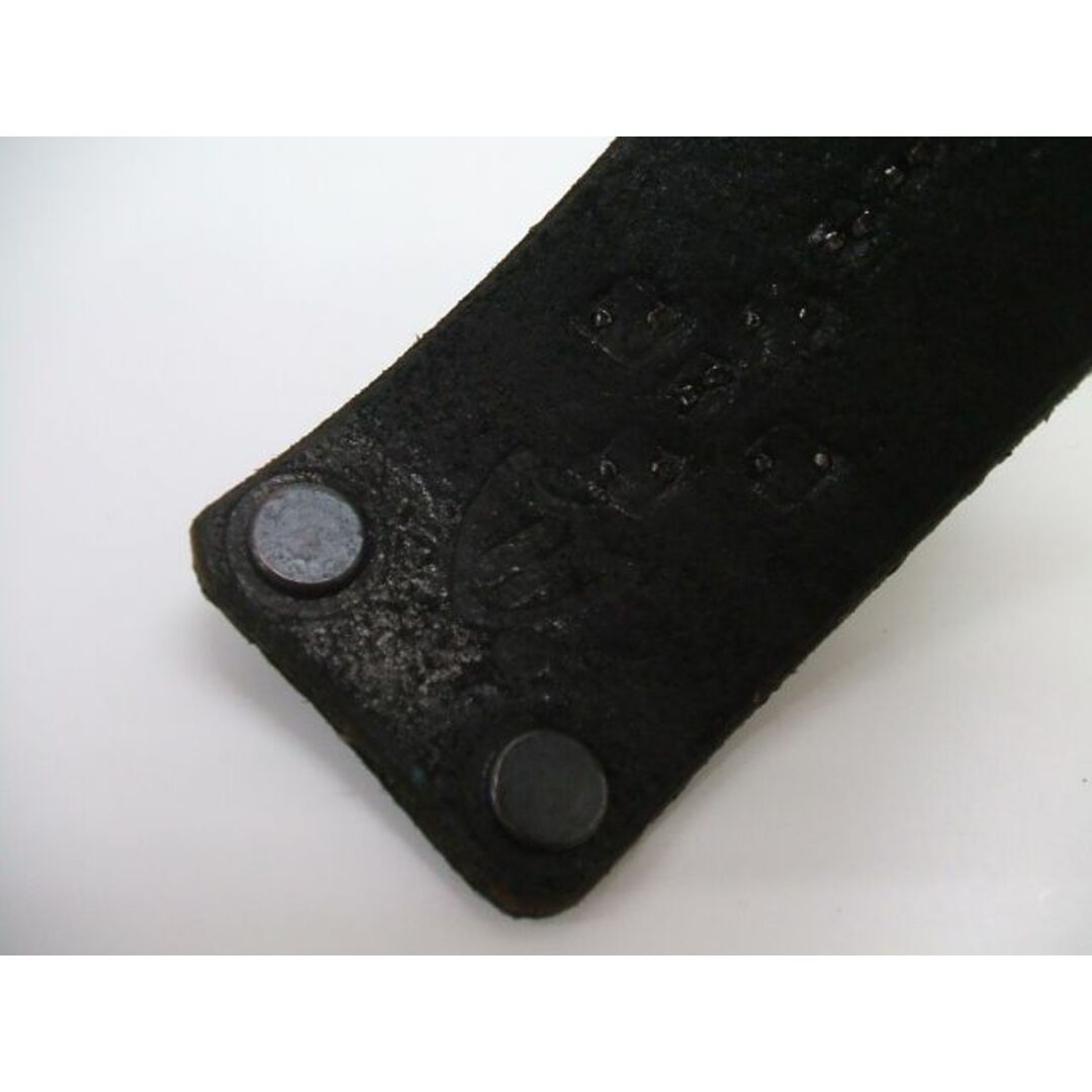 HTC BLACK(エイチティーシーブラック)のHTC BLACK ブレスレット パイソンレザー ブラックスタッズ メンズ エイチティーシーブラック【中古】1-0216G♪ メンズのアクセサリー(ブレスレット)の商品写真