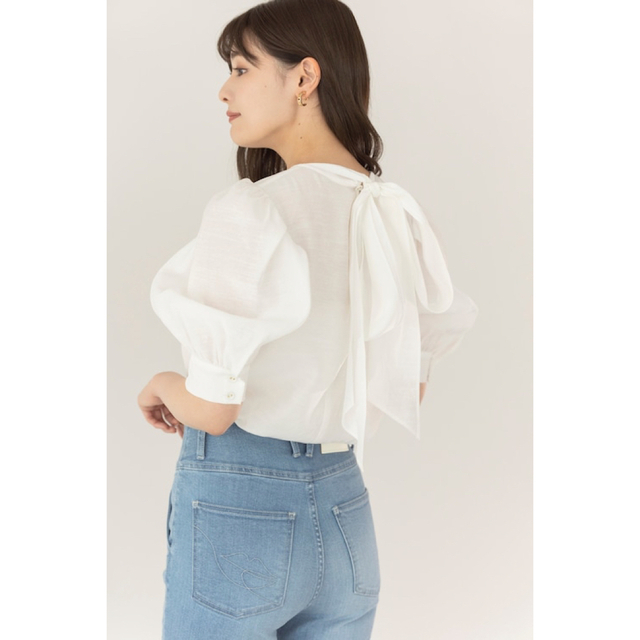 SNIDEL(スナイデル)のherlipto Just  Because Two-Way Blouse レディースのトップス(シャツ/ブラウス(半袖/袖なし))の商品写真