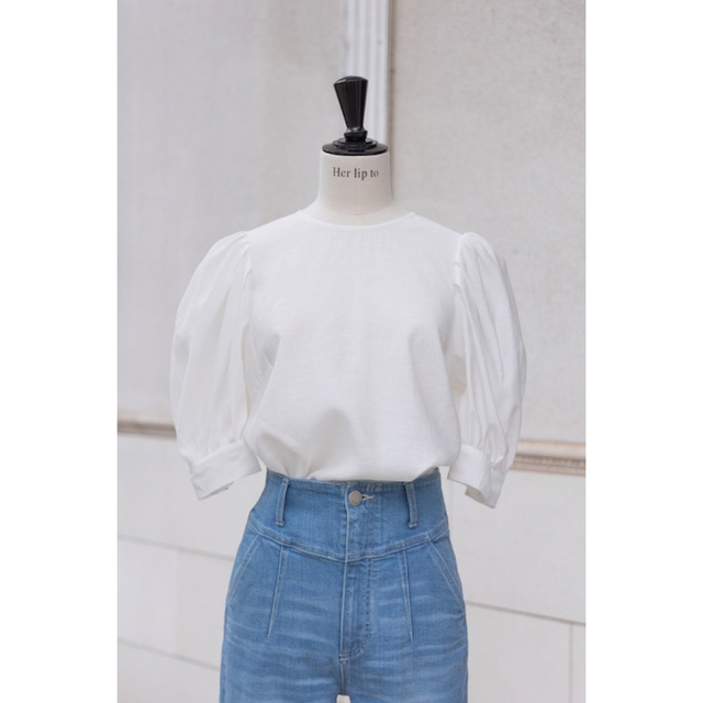 SNIDEL(スナイデル)のherlipto Just  Because Two-Way Blouse レディースのトップス(シャツ/ブラウス(半袖/袖なし))の商品写真