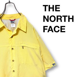 ザノースフェイス(THE NORTH FACE)のTHE NORTH FACE ザノースフェイス シャツ 黄色 アウトドア 半袖(シャツ)