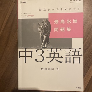 最高水準問題集中３英語(語学/参考書)