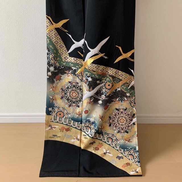 manahalo様専用*黒留袖 正絹 京友禅 作家物 正倉院文様 花喰鳥の通販