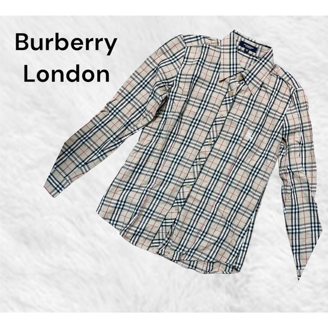 BURBERRY(バーバリー)のBurberry London ノバチェックコットンシャツ　ホースロゴ入り　 レディースのトップス(シャツ/ブラウス(長袖/七分))の商品写真