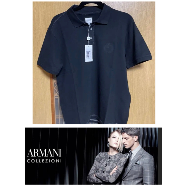 ARMANI COLLEZIONI アルマーニコレツィオーニ ポロシャツ 半袖 【ネット限定】 最終値引き!新品タグ付ARMANI EXCHANGE ポロシャツ 青
