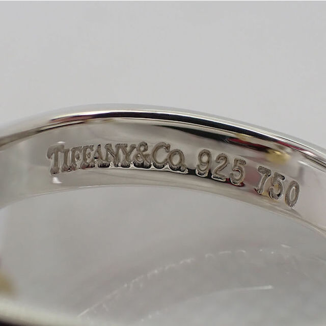 Tiffany & Co.(ティファニー)のティファニー 925/750フック＆アイ リング 12号[g15-37] レディースのアクセサリー(リング(指輪))の商品写真