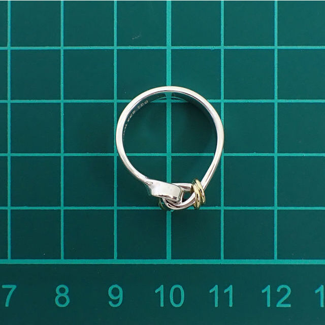 Tiffany & Co.(ティファニー)のティファニー 925/750フック＆アイ リング 12号[g15-37] レディースのアクセサリー(リング(指輪))の商品写真