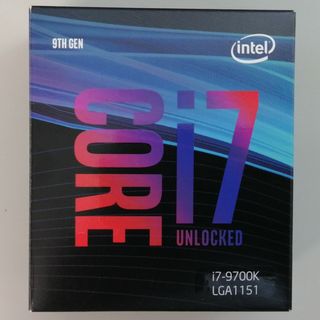 インテル(intel)の【動作品】 Intel CPU Core i7 9700K(PCパーツ)