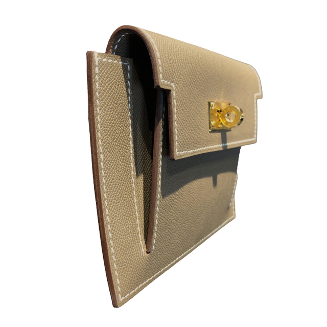 ですので Hermes - HERMESエルメス ケリーポケット エトゥープ