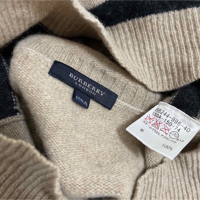 BURBERRY LONDON チェックセーター 150サイズ お気にいる 4200円引き