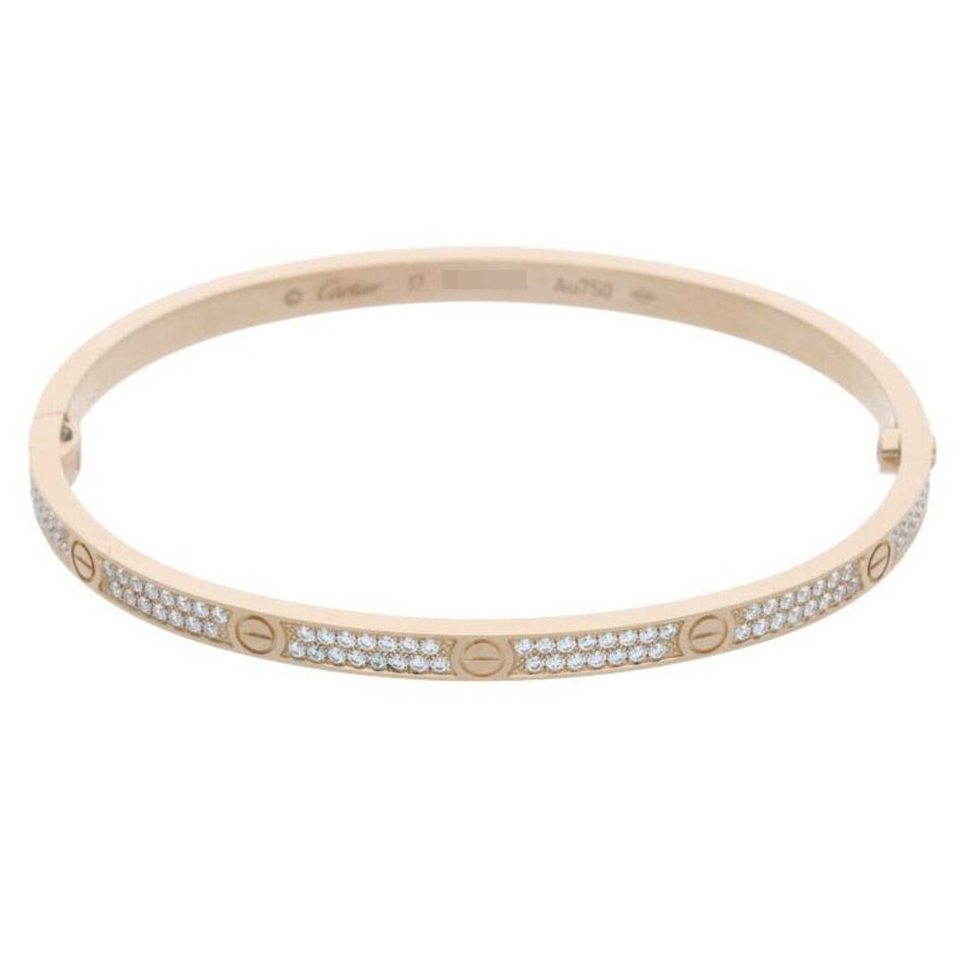 Cartier(カルティエ)のカルティエ  LOVE BRACELET SM FULL DIA 18KPGスモールラブダイヤブレスレット メンズ 17 メンズのアクセサリー(ブレスレット)の商品写真