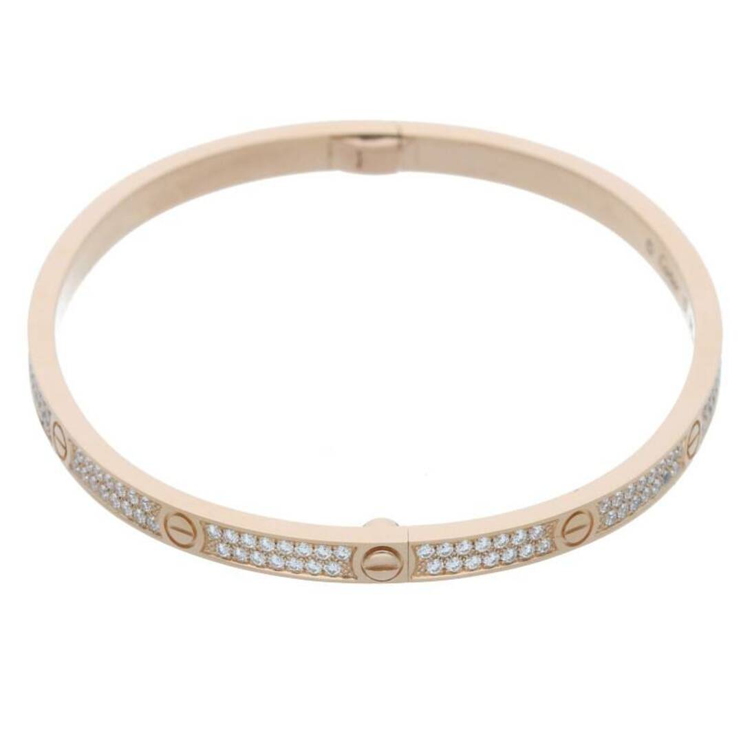 Cartier(カルティエ)のカルティエ  LOVE BRACELET SM FULL DIA 18KPGスモールラブダイヤブレスレット メンズ 17 メンズのアクセサリー(ブレスレット)の商品写真