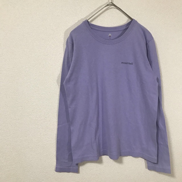 mont bell(モンベル)のモンベル　mont-bell  ロンT  ラベンダー　Sサイズ レディースのトップス(Tシャツ(長袖/七分))の商品写真