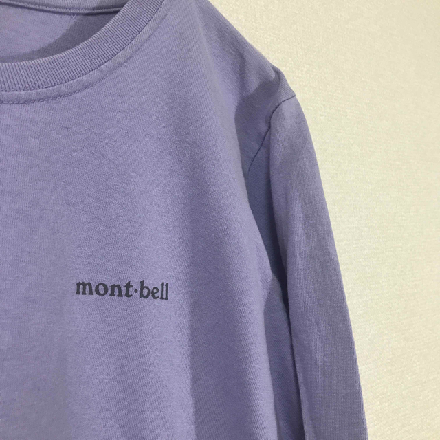 mont bell(モンベル)のモンベル　mont-bell  ロンT  ラベンダー　Sサイズ レディースのトップス(Tシャツ(長袖/七分))の商品写真