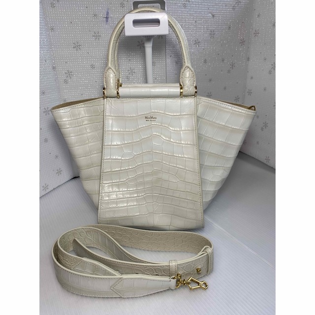 とっておきし福袋 Max Mara - MaxMara アニータ レザークロコ型押し