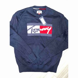 トミージーンズ(TOMMY JEANS)の【新品・未使用】 TOMMY JEANS 薄手ニット　Sサイズ(ニット/セーター)