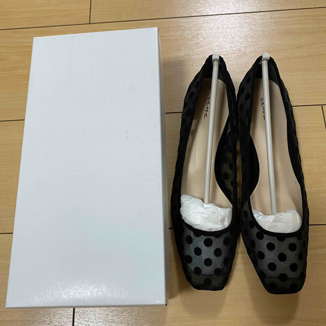 イエナ ドットチュールパンプス