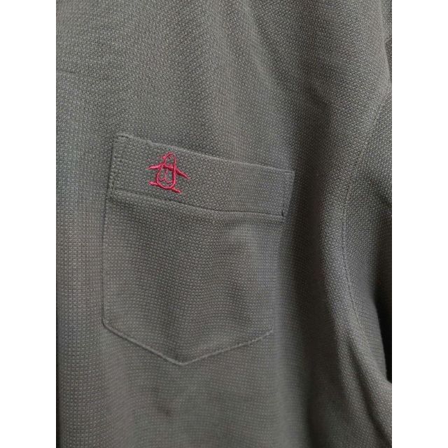 Munsingwear(マンシングウェア)のマンシングウェア 長袖ポロシャツ ブラウン LLサイズ スポーツ/アウトドアのゴルフ(ウエア)の商品写真