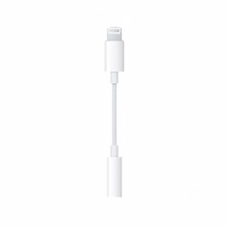 アップル(Apple)の【未使用品】純正Lightning - 3.5 mmヘッドホンジャックアダプタ(ストラップ/イヤホンジャック)