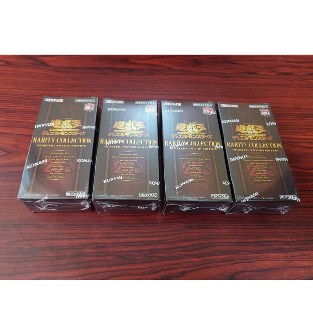 遊戯王 レアリティコレクション 4BOXトレーディングカード
