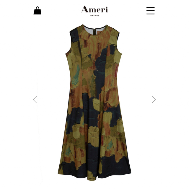 Ameri VINTAGE(アメリヴィンテージ)のAmeri  UND GYPSUM ART DRESS 専用出品 レディースのワンピース(ロングワンピース/マキシワンピース)の商品写真