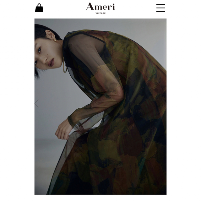 Ameri VINTAGE(アメリヴィンテージ)のAmeri  UND GYPSUM ART DRESS 専用出品 レディースのワンピース(ロングワンピース/マキシワンピース)の商品写真