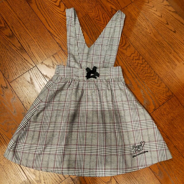 mezzo piano junior(メゾピアノジュニア)のメゾピアノジュニア ジャンパースカート 150 キッズ/ベビー/マタニティのキッズ服女の子用(90cm~)(スカート)の商品写真