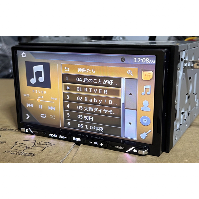 クラリオンNX505 CD DVD Bluetooth iPod