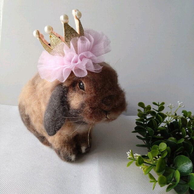 【新品】犬 猫 うさぎ クラウン ヘア飾り インスタ映え ヘアクリップ 誕生日