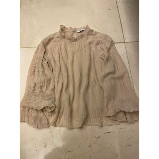 ザラ(ZARA)のZARA シフォンブラウス《未使用》(シャツ/ブラウス(長袖/七分))