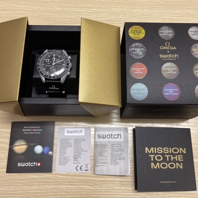 OMEGA× Swatch  Mission to The Moon 18金秒針